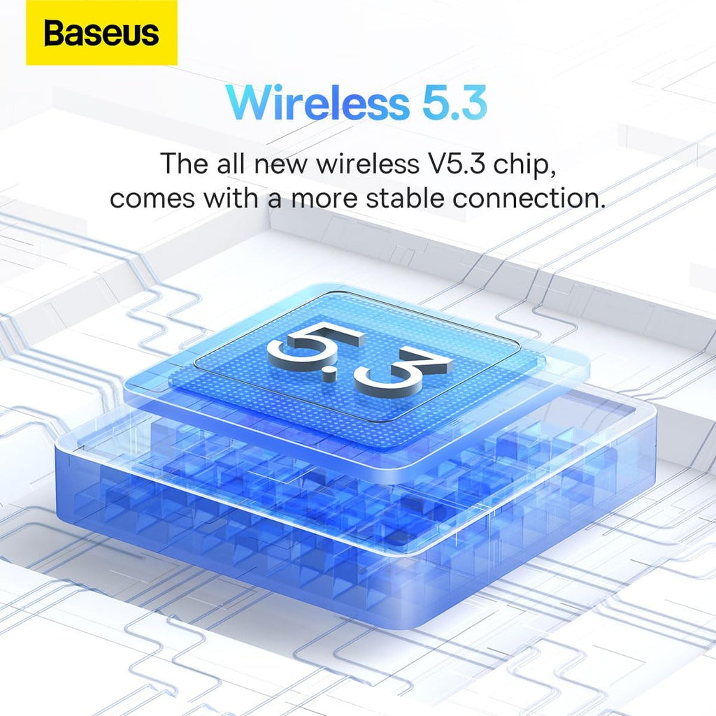 Baseus Wireless Bluetooth Headphones, V5.3 Wireless Bluetooth Earbuds in-Ear Magnetic Neckband 25Hrs Playtime, IPX4 Waterproof Earphone (P1x)(WHITE) — White