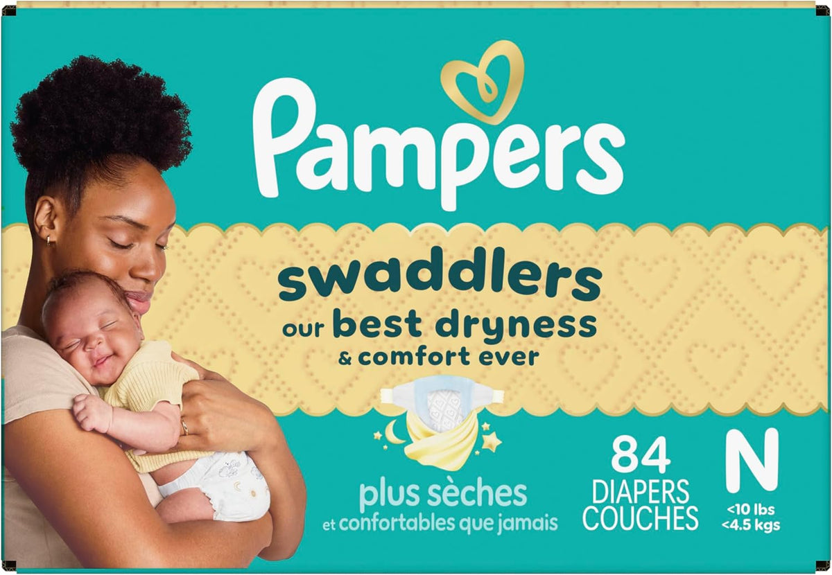 Pampers Swaddlers Newborn Diaper Size 0 84 Count