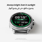 Samsung Galaxy Watch8 Classic White, LTE, 46mm Smartwatch, Cushion Design, Rotating Bezel, Quick Button, 3nm Processor, Sleep Coaching, Running Coach (UAE Version)
