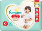 Pampers Premium Care Pants Diapers, Size 6, 16+kg, Unique Softest Absorption for Ultimate Skin Protection, 36 Count