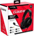 HyperX Cloud III Gaming Headset-Black — Black Solid — product image 10