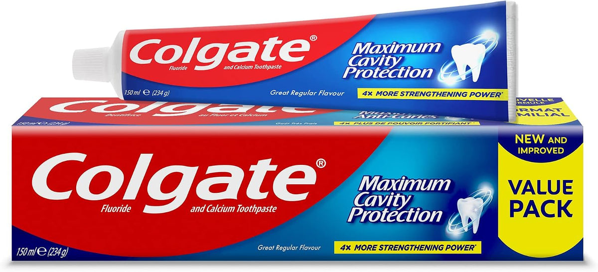 Colgate Maximum Cavity Protection Great Regular Flavour Toothpaste 150ml — front product image