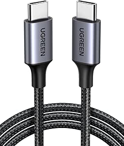 UGREEN Type C Cable 2M, 60W Laptop Compatible USB C Fast Charging Cable