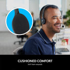 Logitech H111 Headset — Black/Silver
