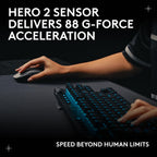 Logitech G PRO 2 LIGHTSPEED Gaming Mouse — Magenta