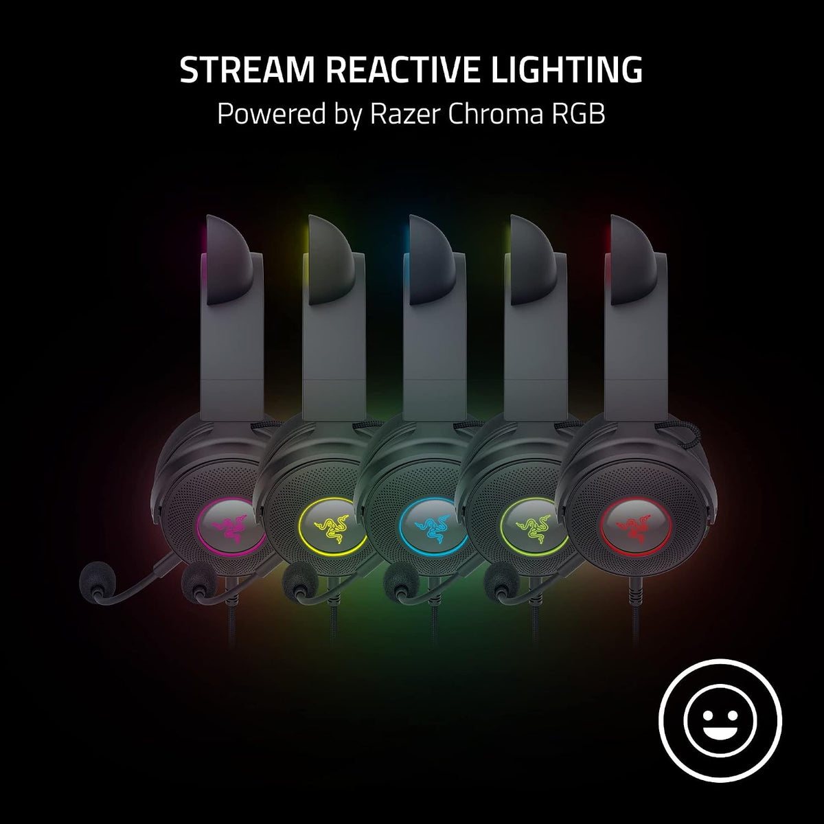 Razer Kraken Kitty V2 Pro Wired RGB Gaming Headset — Black — product image 5