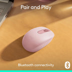 Logitech M196 Wireless Mouse — Rose