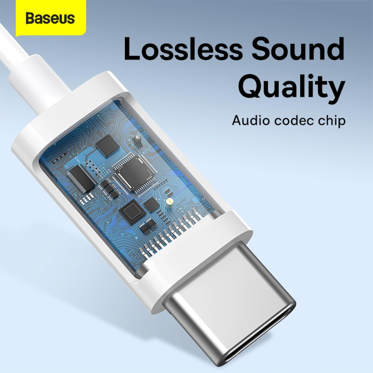 Baseus Encok C17 USB-C Wired Earphones — White