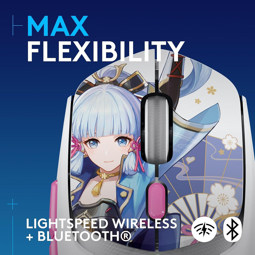 Logitech G309 Wireless Kamisato Ayaka Edition Gaming Mouse — Genshin Impact Limited Edition