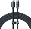 Baseus Pudding Charging Cable for USB-C to USB-C 100W 1.2m - Purple — Purple