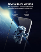 Belkin ScreenForce InvisiGlass iPhone Air Privacy Screen Protector, Scratch-Resistant Impact Protection, Easy Align Tray for Bubble Free Application Included, 9H Hardness Tested Recycled Glass