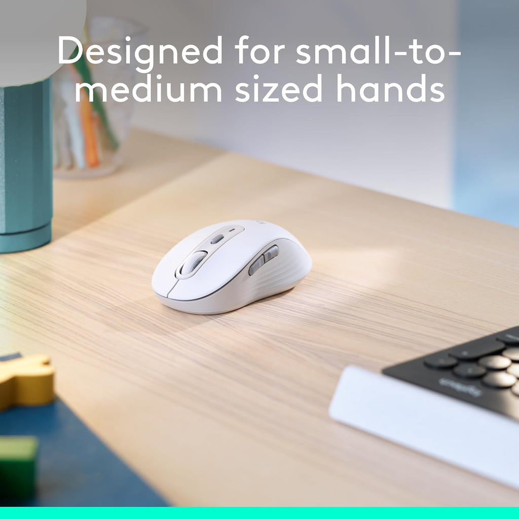 Logitech M650 Wireless Mouse — Off White