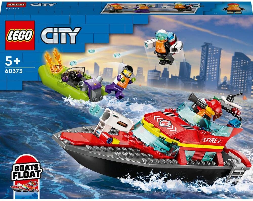 LEGO City Fire Rescue Boat 60373