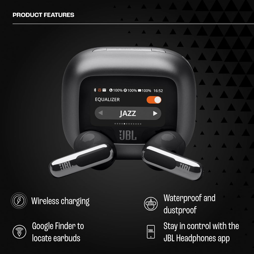 JBL Live Flex 3 True Wireless Earbuds — Black