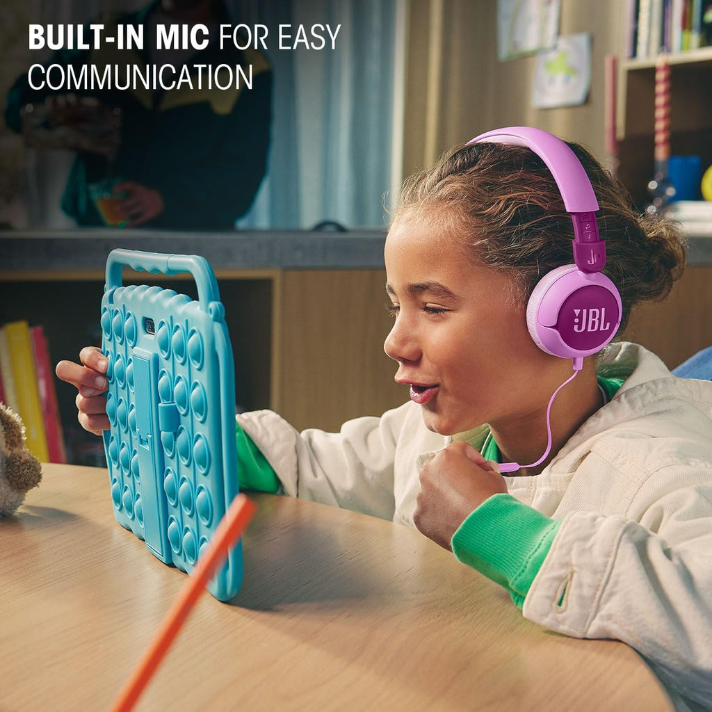 JBL Junior 320 Wired Kids Headphones — Blue