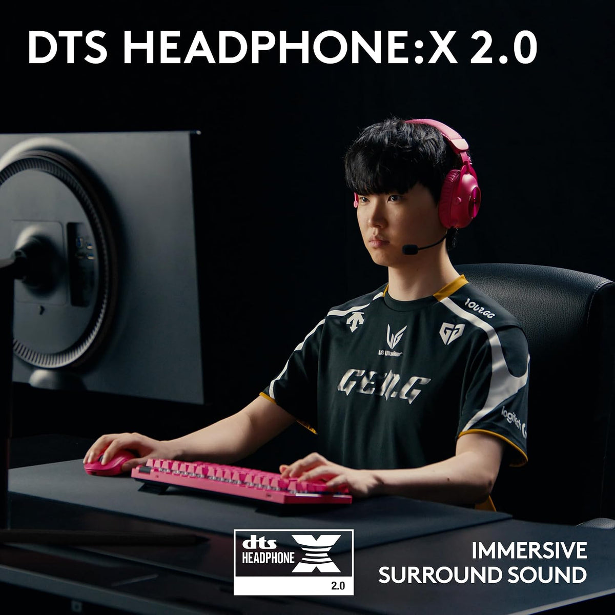 Logitech G PRO X 2 LIGHTSPEED Gaming Headset — Magenta