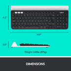 Logitech K780 Keyboard — Grey + White