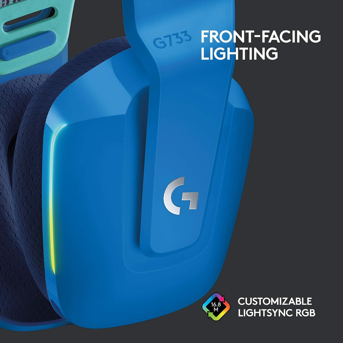 Logitech G733 Wireless Gaming Headset — Blue