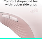 Logitech M650 Wireless Mouse — Rose