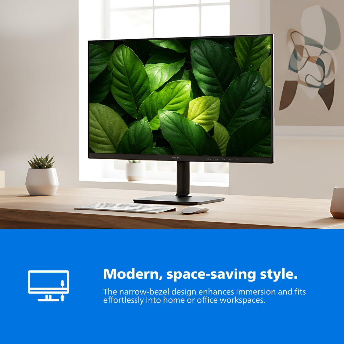 Philips 22E2N1100 22" FHD 120Hz Overclocked IPS VESA Computer Monitor — Black