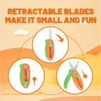 YPLUS Retractable Craft Scissors — 3-Piece Set