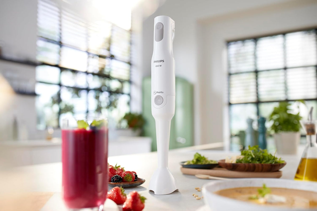 Philips HR2531/01 ProMix Hand Blender, 650W, White — White
