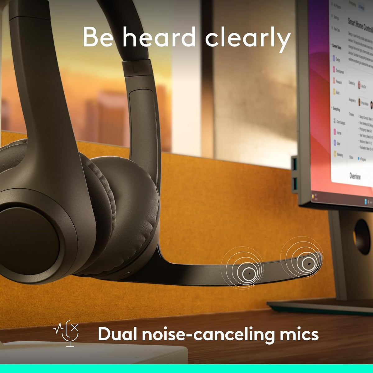 Logitech Zone 305 for Business Headset — UC with Dongle — Black