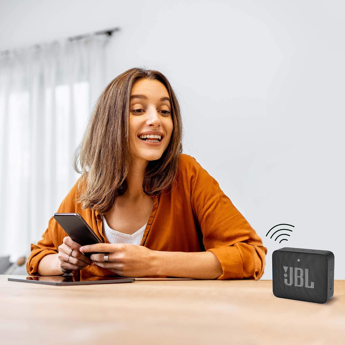 JBL Go 2 Plus Portable Bluetooth Speaker — Black