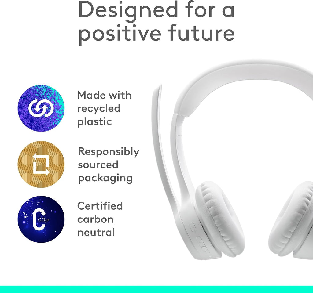 Logitech Zone 300 Headset — Off White