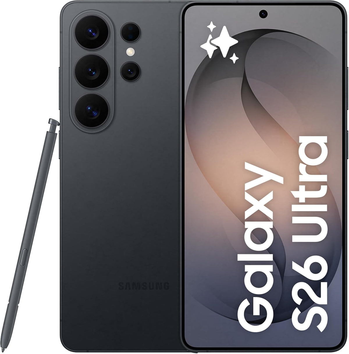Samsung Galaxy S26 Ultra Black, 512GB Storage, AI Phone, 12GB RAM, Customized AP, Built-in Privacy Display, Photo Assist, 200MP Camera, 5000mAh Battery (UAE Type Approved)