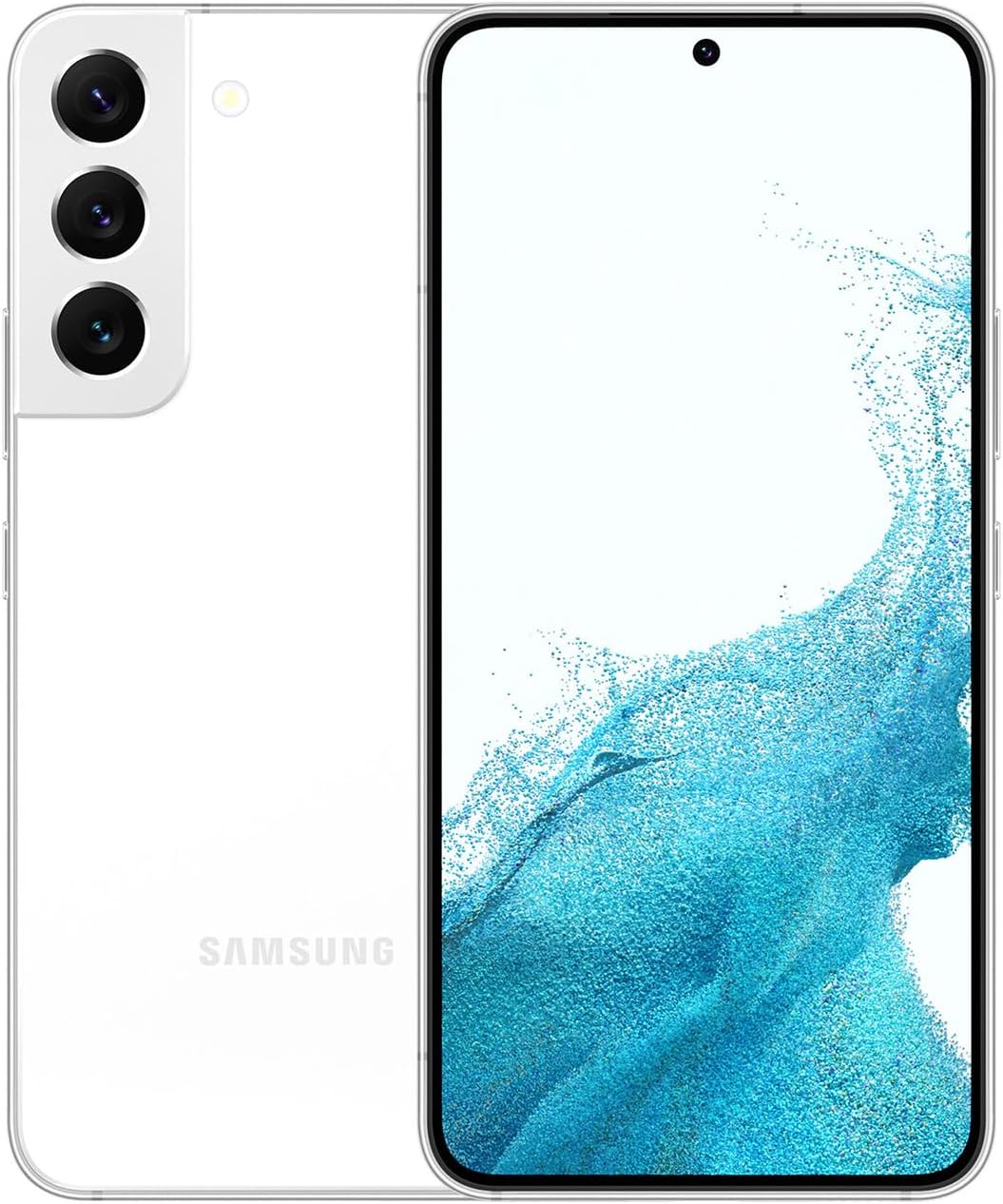 Samsung Galaxy S22 5G Mobile Phone 128GB SIM Free Android Smartphone Phantom White (Renewed)