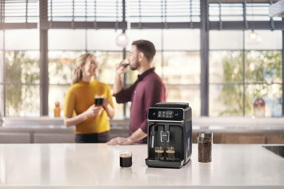 Philips EP2220/10 Series 2200 Espresso Machine, 1500W, Black — black