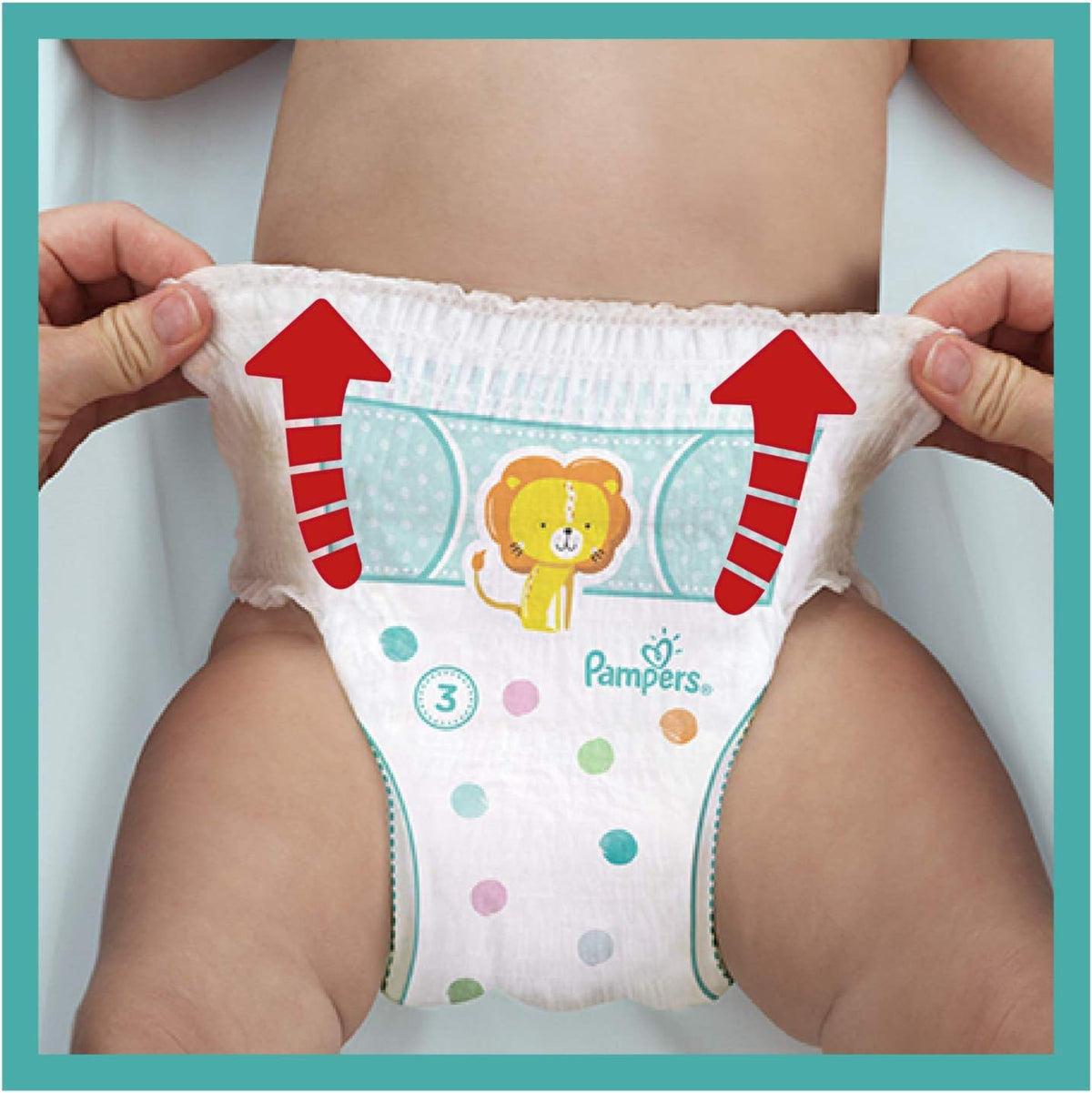 Pampers 81714239 Baby-Dry Pants Nappy Pants White