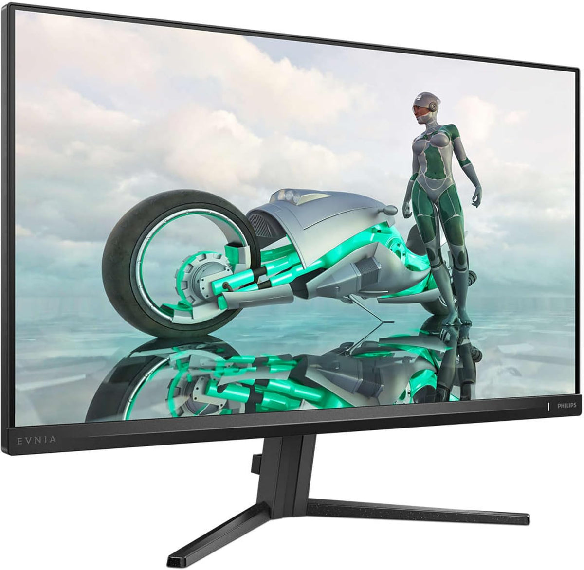 Philips Evnia 27M2N3200S - 27 inch FHD monitor, 180 Hz, 1 ms, FreeSync Prem., G-Sync comp, HDR10 (1920x1080, DisplayPort, HDMI) black/gray — Black/Grey