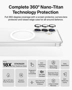 Belkin ScreenForce Titan Protective Bundle for Samsung Galaxy S26 with Scratch Resistant Screen Protector, Shockproof Phone Case and Anti-Reflective Camera Lens Protector - 4M Drop Protection