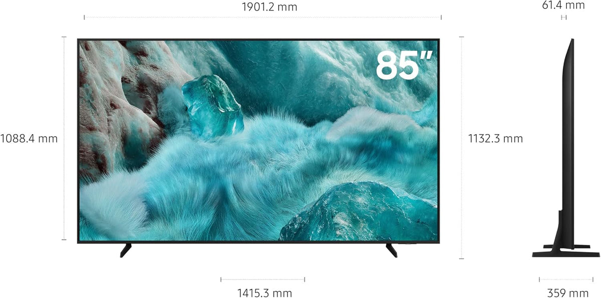 Samsung 85 Inch QLED TV, Q7F, 4K, Q4 AI Processor, 100% Color Volume with Quantum Dot, Samsung Knox Security, Endless Free Content, Samsung Vision AI Smart TV, QA85Q7FAAUXZN (2025 - UAE Version)