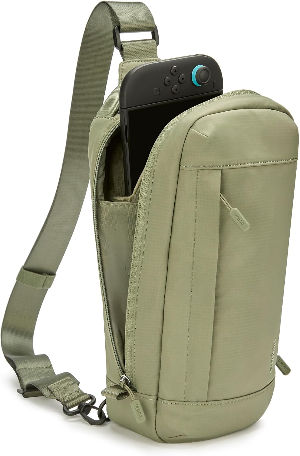 Belkin Gaming Crossbody Bag for Nintendo Switch 2 (2025), Protective Carrying Bag for Console Accessories, Soft Interior, Lightweight Design, 10 Game Card Slots