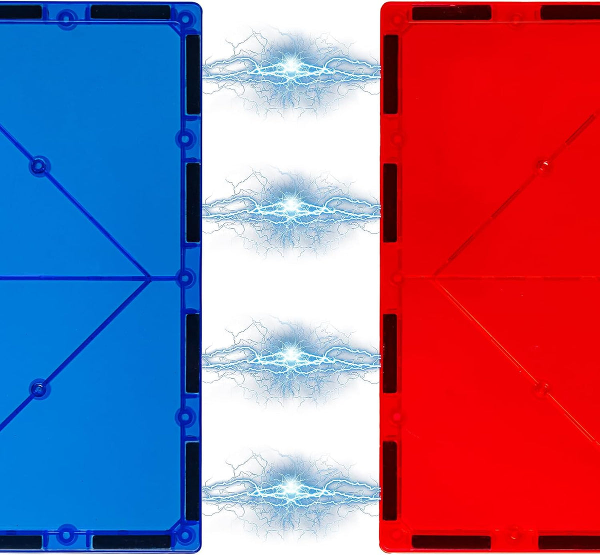 Gemmicc Large Magnetic Base Plates — 12 Pieces — 12 Pieces