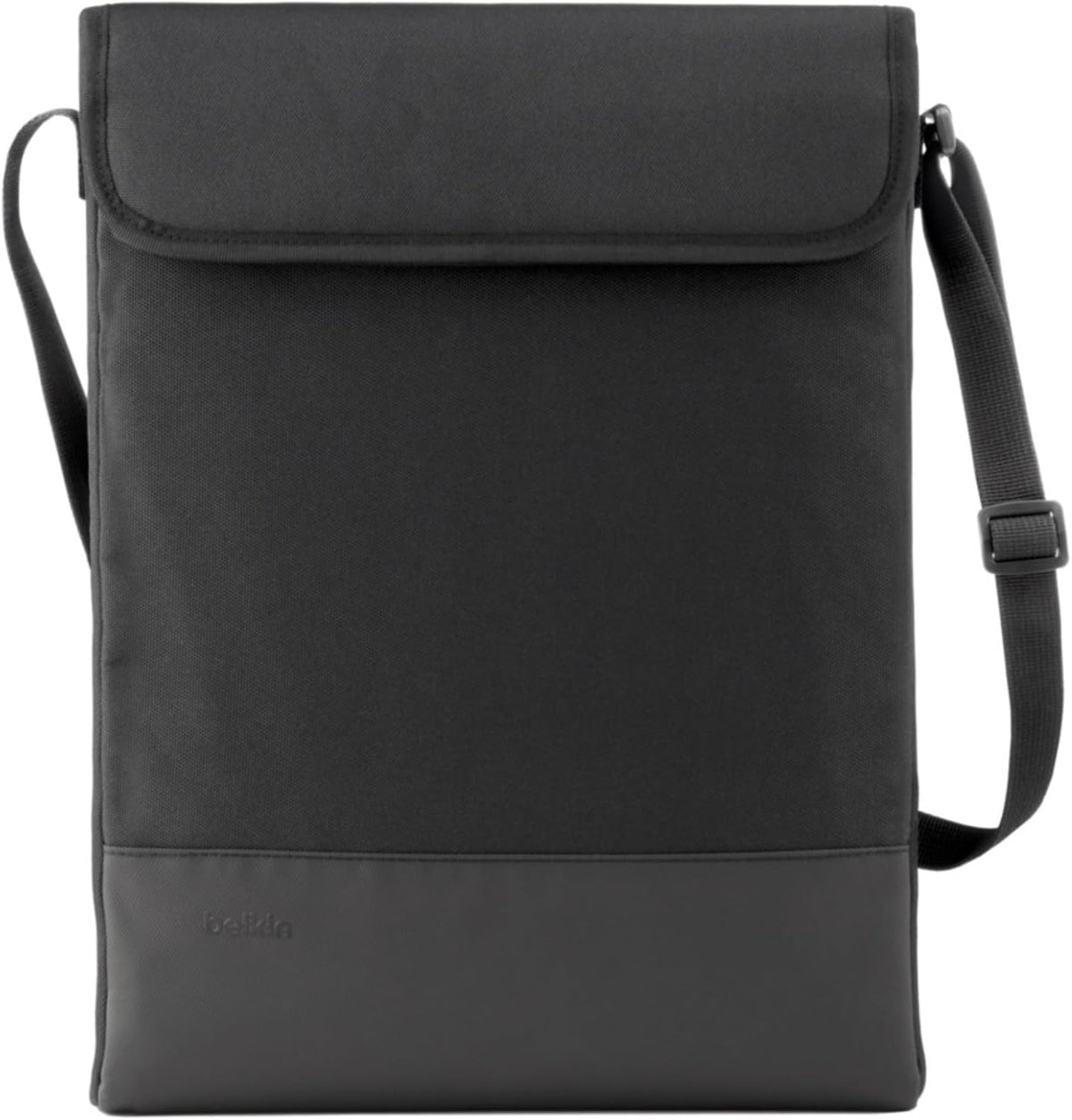 Belkin EDA001 11 inch to 13 Laptop Sleeve Case Compatible With Laptop, Tablet, Chromebook, Also Macbook Pro 13, Air, Ipad 11, 12.9, For Device Protection Carrying Shoulder Strap Black