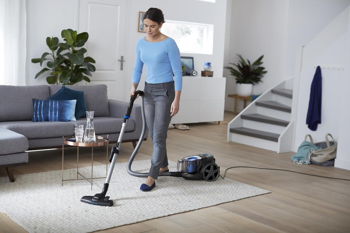 Philips FC9350/62 PowerPro Compact Bagless Vacuum Cleaner, 1800W, Black — Deep black