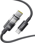 Baseus Digital Display USB-C to USB-C Cable 100W — 2m — Black