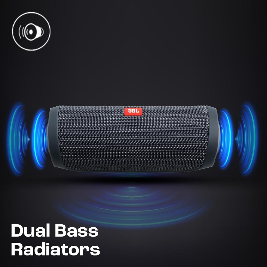 JBL Flip Essential 2 Portable Bluetooth Speaker — Black
