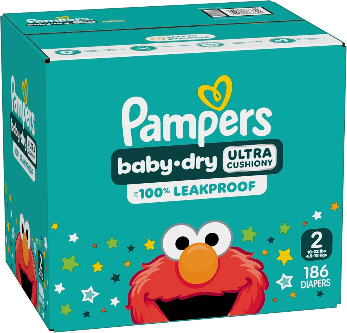 Pampers Baby Dry Diapers Size 2 186 Count