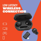 JBL Quantum TWS Air Wireless Gaming Earbuds — Black