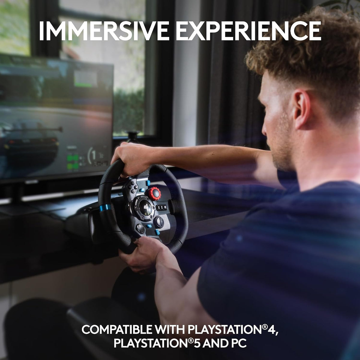 Logitech G29 Racing Wheel and Pedals — Black