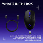 Logitech G305 X SUPERLIGHT Gaming Mouse — Black