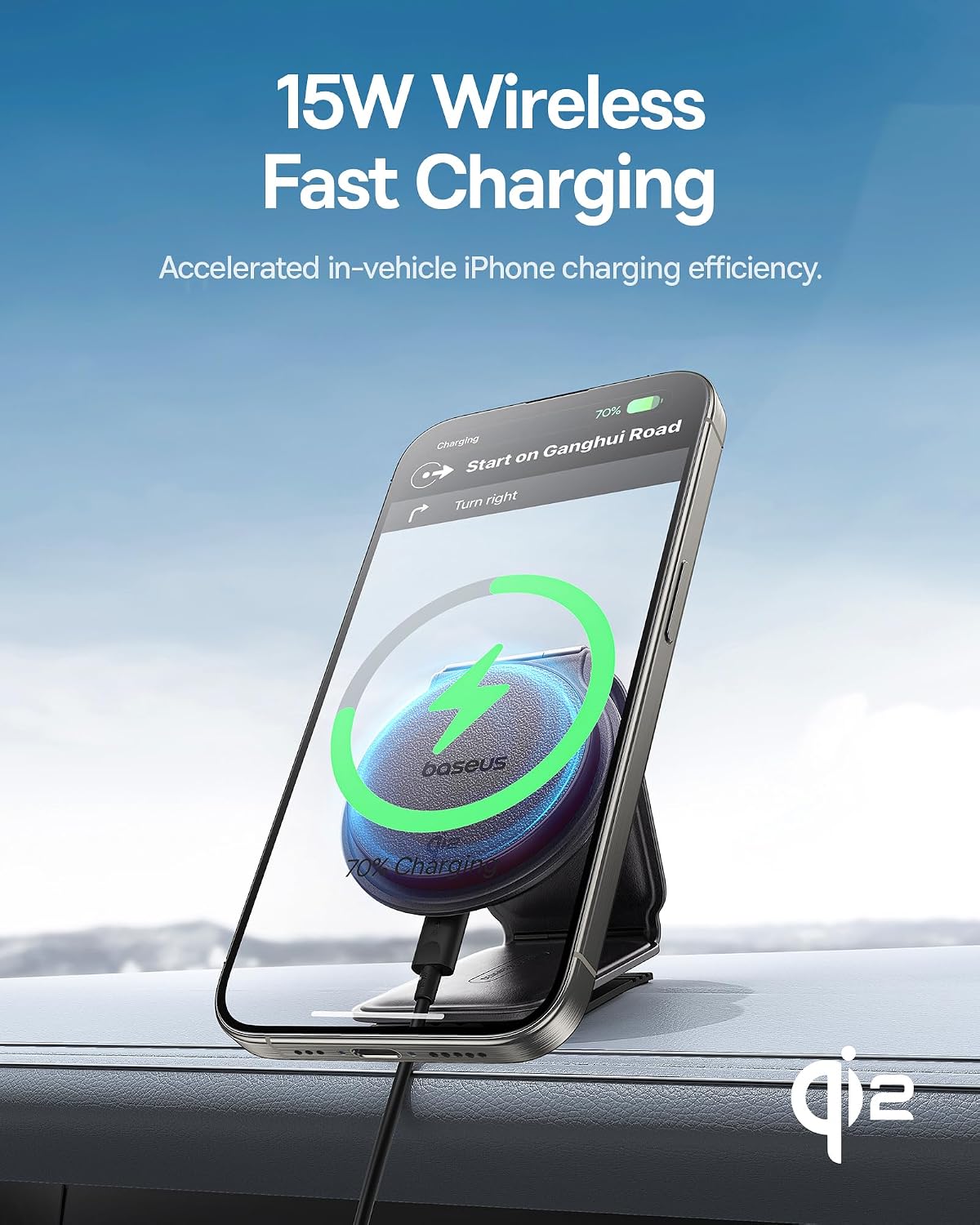 Baseus Primetrip Series C02 Mega Magnetic Wireless Charging. — Black