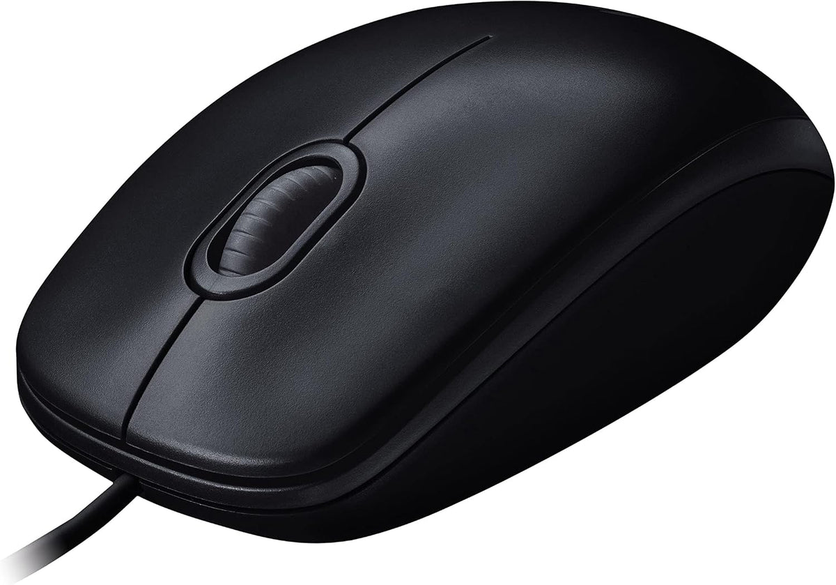 Logitech M90 Wired Mouse — Black