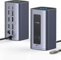 Baseus Nomos Air 12 in 1 Displaylink Docking Station 2 Monitors for macOS — 12-in-1 for macOS — Black