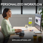 Logitech Wave Keys Keyboard — Graphite